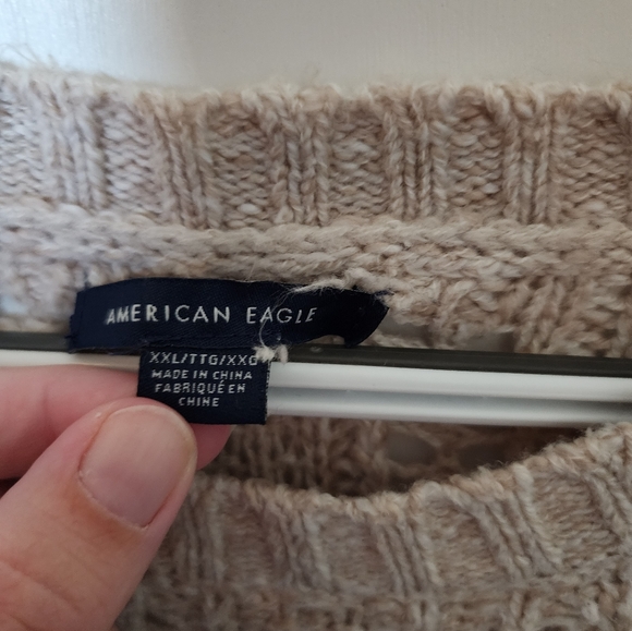 Women's American Eagle tan sweater dress XXL - Picture 3 of 5